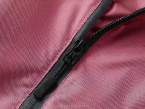 Adult PU coated cycling raincoat zipper