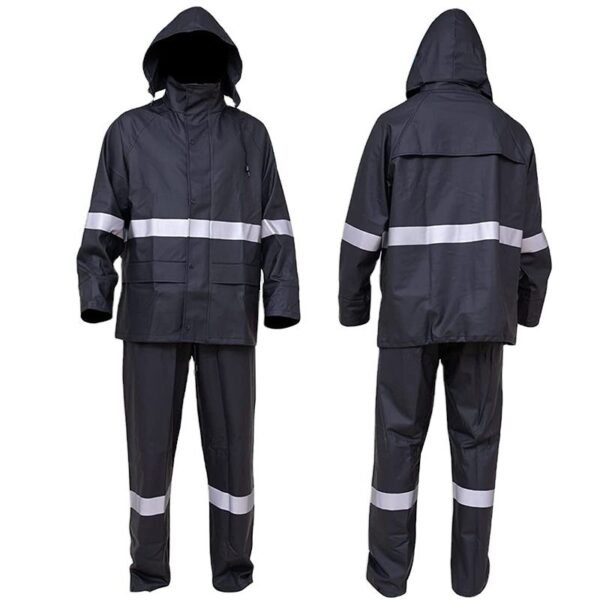 Oxford Raincoat front and back