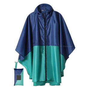 Adult PU coated cycling raincoat