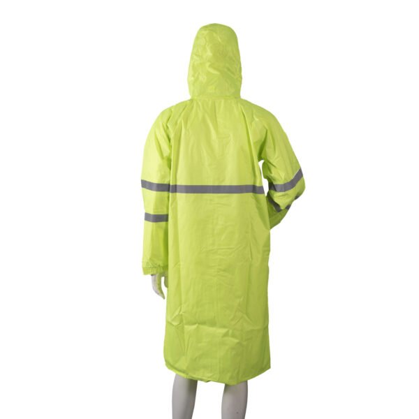 Fisherman's raincoat front and back