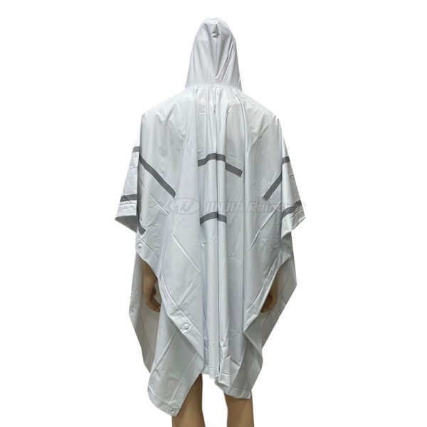white rain poncho2