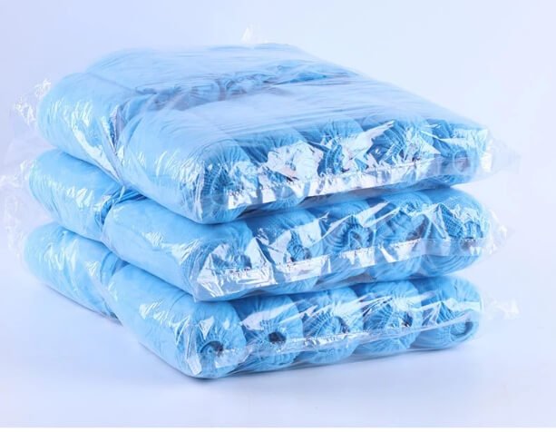 plastic shoe cover packing