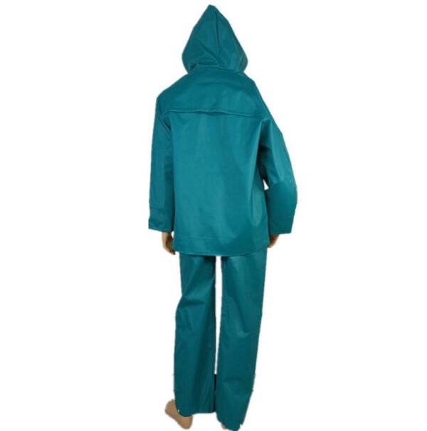 Waterproof PVC Raincoat Suit2