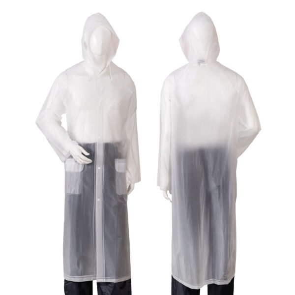 clear pvc rainwear​2