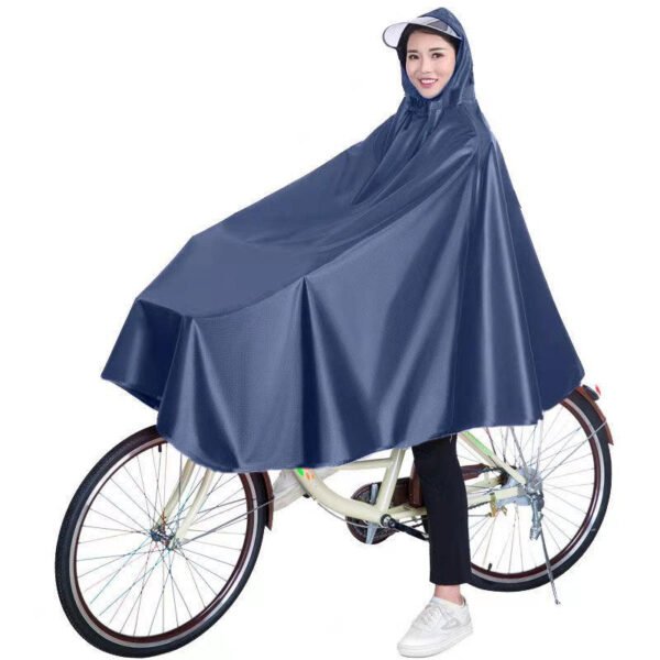 green Waterproof Cycling Rain Poncho
