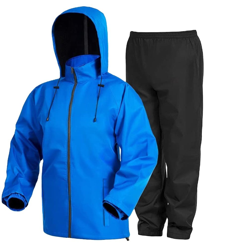 navy blue waterproof jacket suit