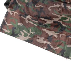 Camouflage raincoat material