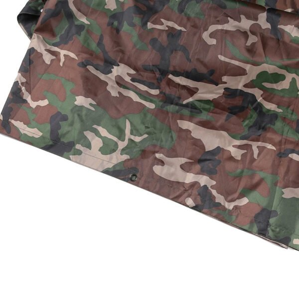 Camouflage raincoat material